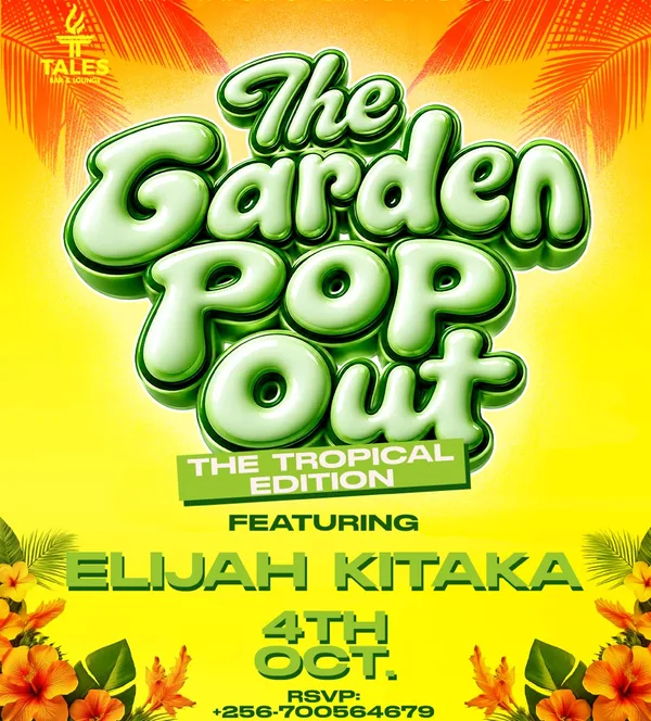 Elijah Kitaka will headline the entertainment, bringing his soulful sound and live performance to the garden setting.
